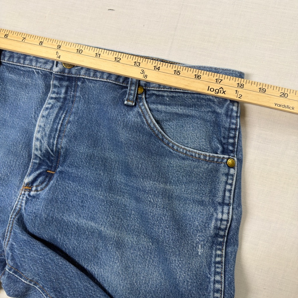 Wrangler Denim Jeans Men's Size 36x32 Regular Fit Med Wash Western 47MWZPW - Picture 9 of 12
